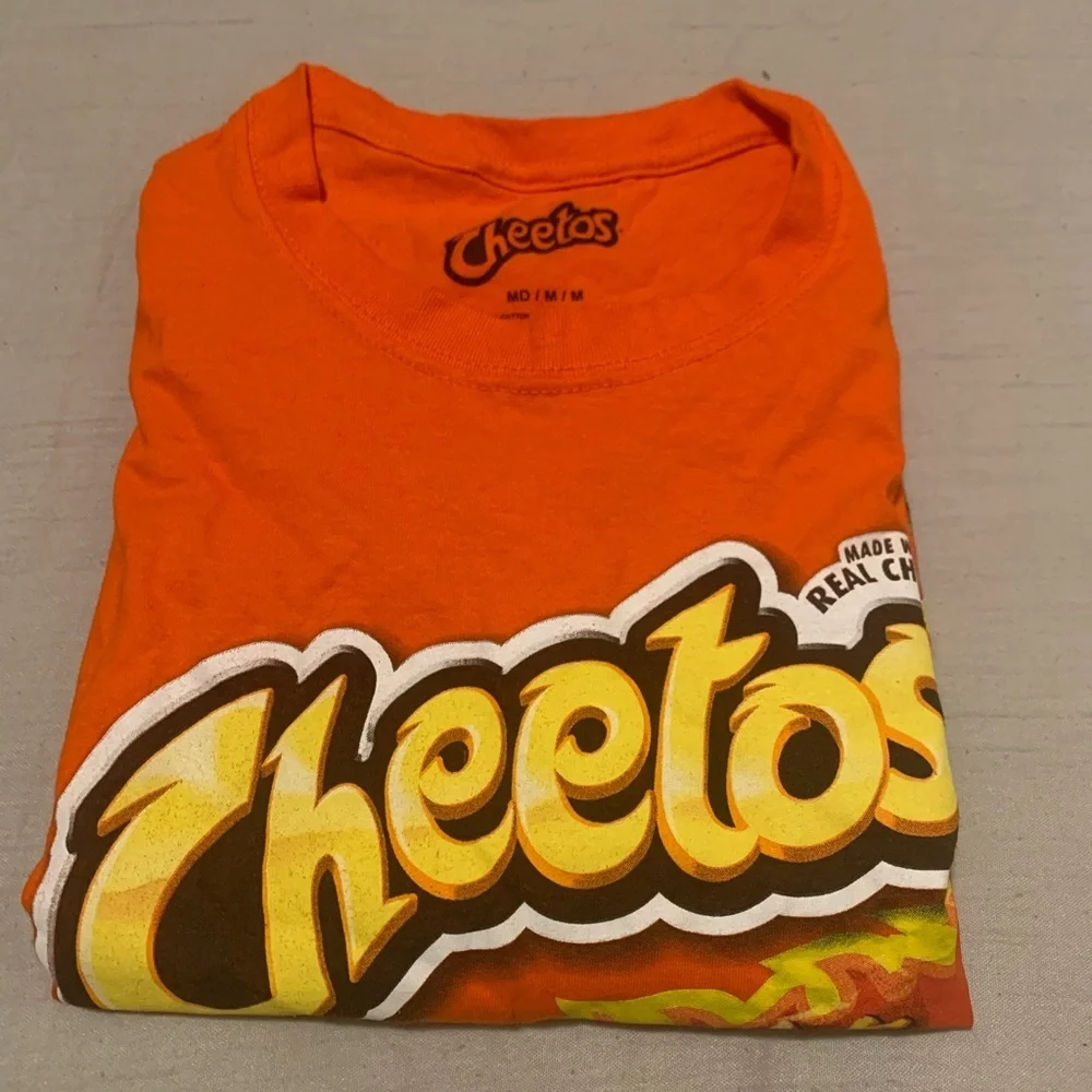 Flamin' Hot Crunchy Kids T-Shirt - Bold Orange